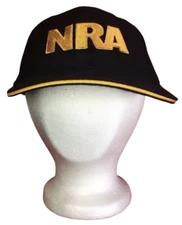 New NRA National Rifle Association Black Adjustable Embroidered Baseball Hat
