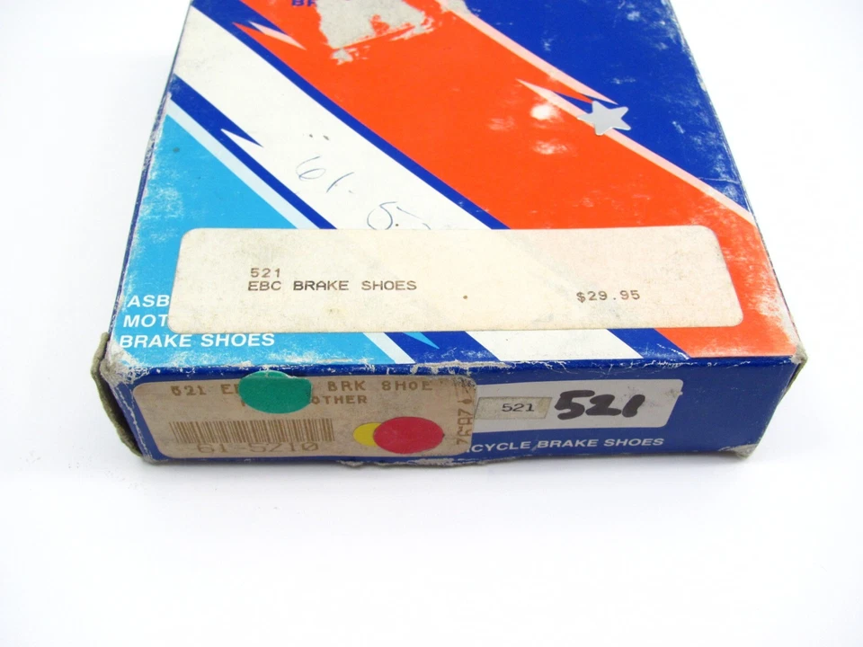 EBC NOS 521 BRAKE SHOES YAMAHA RIVA 125 XC125 180 XC180 200 XC200 - Image 2 of 4