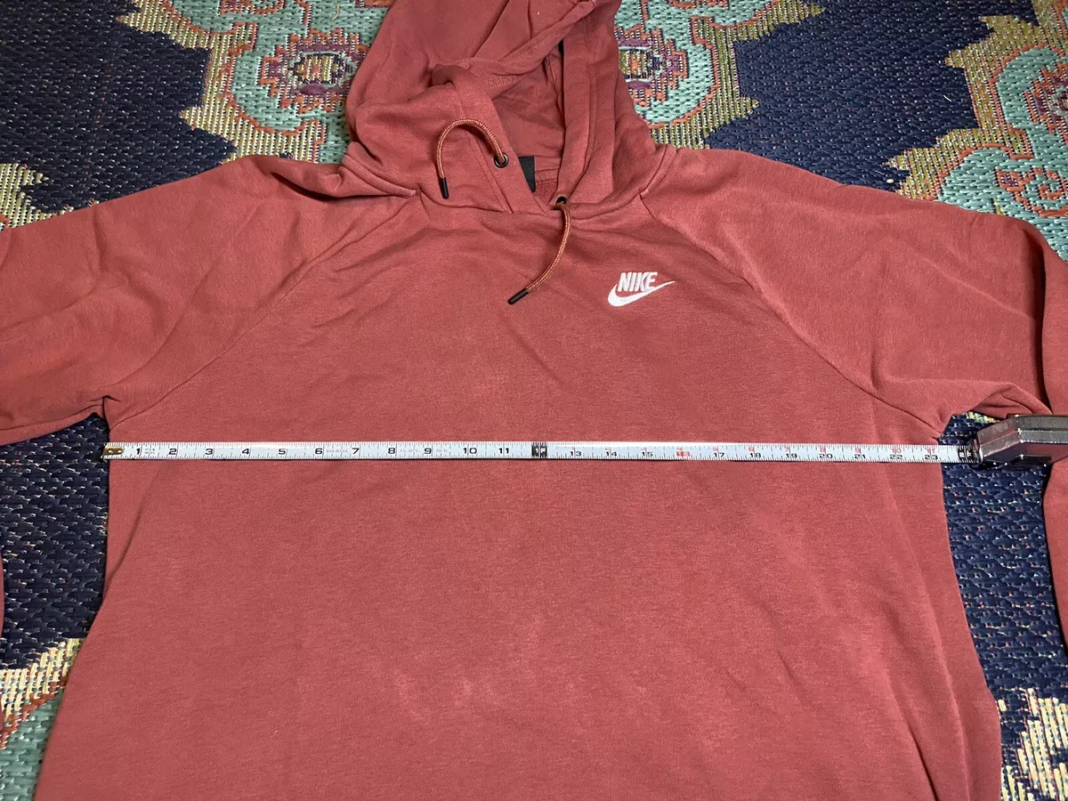 Nike Hoodie Pullover Red Sweatshirt Size M Mens BLEACH STAINS eBay