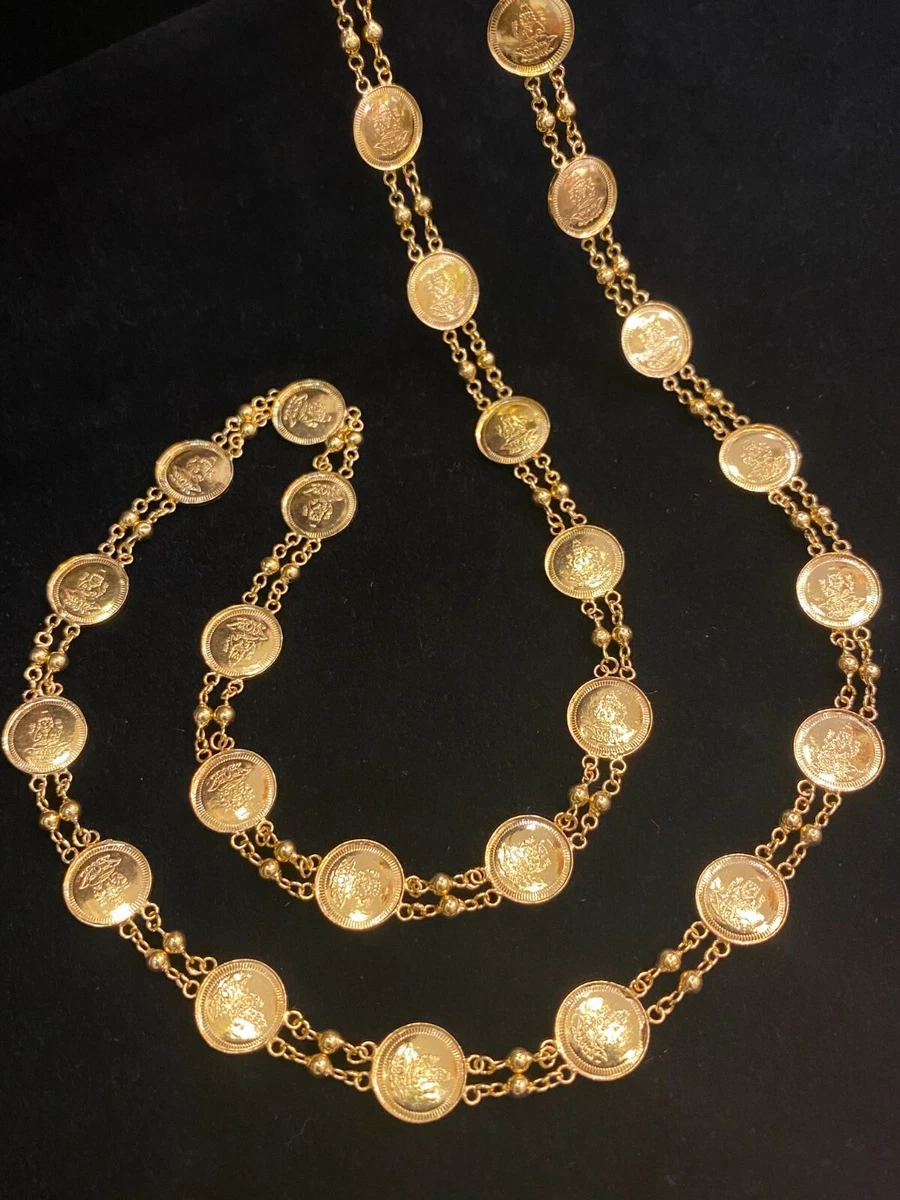 Coin sale link necklace