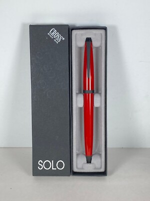CROSS SOLO RED 0.5mm MECHANICAL PENCIL WITH BLACK MATTE TRIM #173