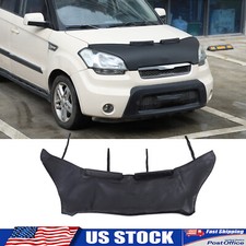 Pu Leather Hood Bra Guard Protection Bug Stone Deflector Fits Kia Soul 2009-2013