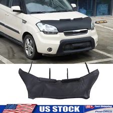 PU Leather Hood Bra Guard Protection Bug Stone Deflector Fits Kia Soul 2009-2013