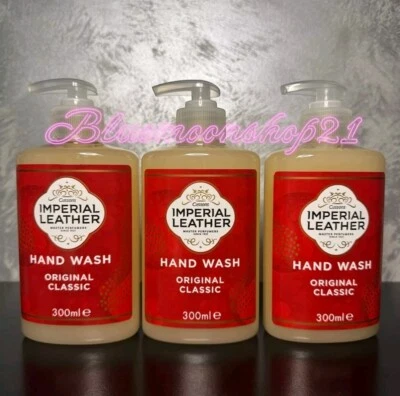 3 x 300ml Imperial Leather Classic Original Handwash- Liquid Hand Soap