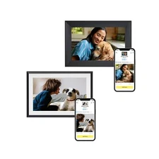 Aura Carver WiFi Digital Picture Frame Bundle | The Best Digital Frames for G...