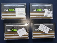 Lot de 4 K7 audio. Enregistrements "maison".  Lot H.   TB état