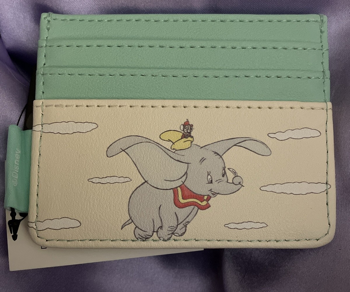 Disney Dumbo Timothy The Mouse Loungefly Card Holder Wallet NEW NWT - Main Image