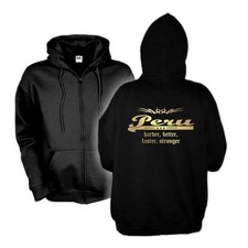 Kapuzenjacke PERU harder better faster stronger Sweatjacke (WMS07-47e)