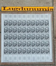 Planche Timbre N° 1839 50 Timbres 1975 80 C. Président Georges Pompidou