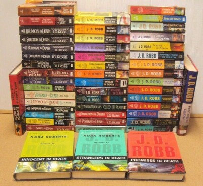 Lot 50 J. D. ROBB In Death Eve Dallas Series PB/HC Book almost complete all