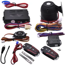 Car Ignition Switch Engine Start Push Button Keyless Entry Starter Remote Kit