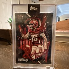 Topps 2025 Bowman U Now Fernando Mendoza #67 Indiana Hoosiers Football PR30616