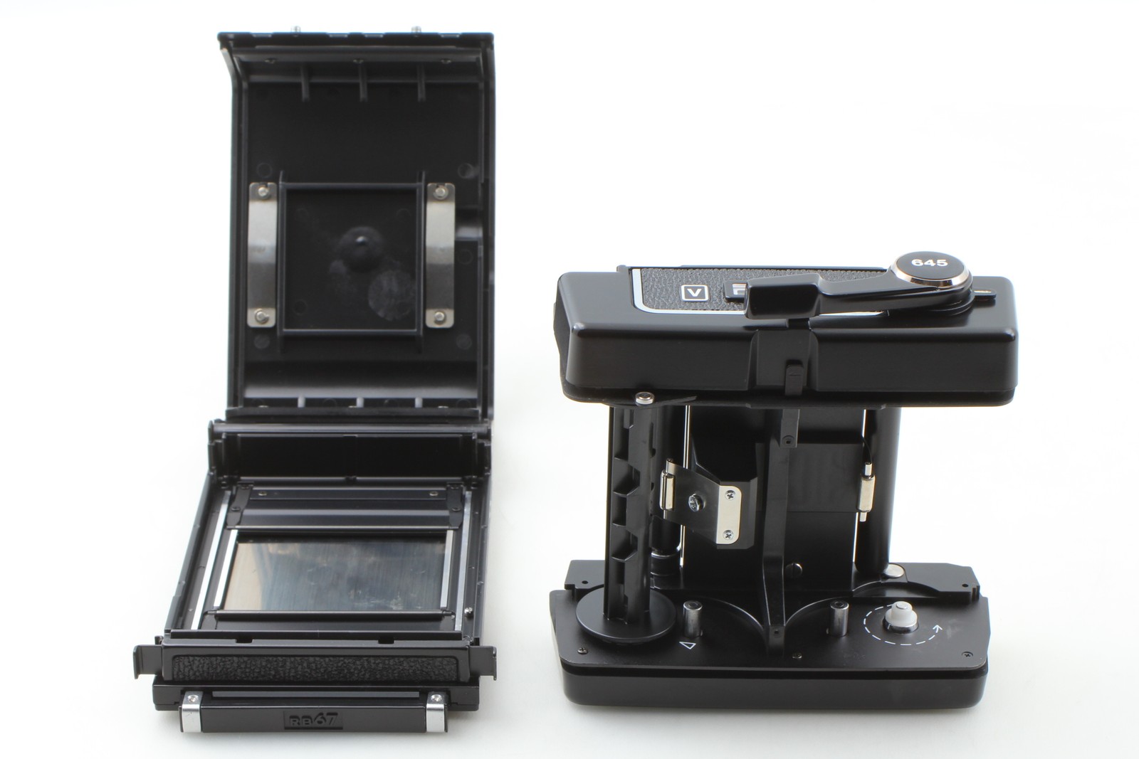 [ MINT ] Mamiya RB67 Pro SD H V 120 6x4.5 645 Roll Film Back Holder From JAPAN