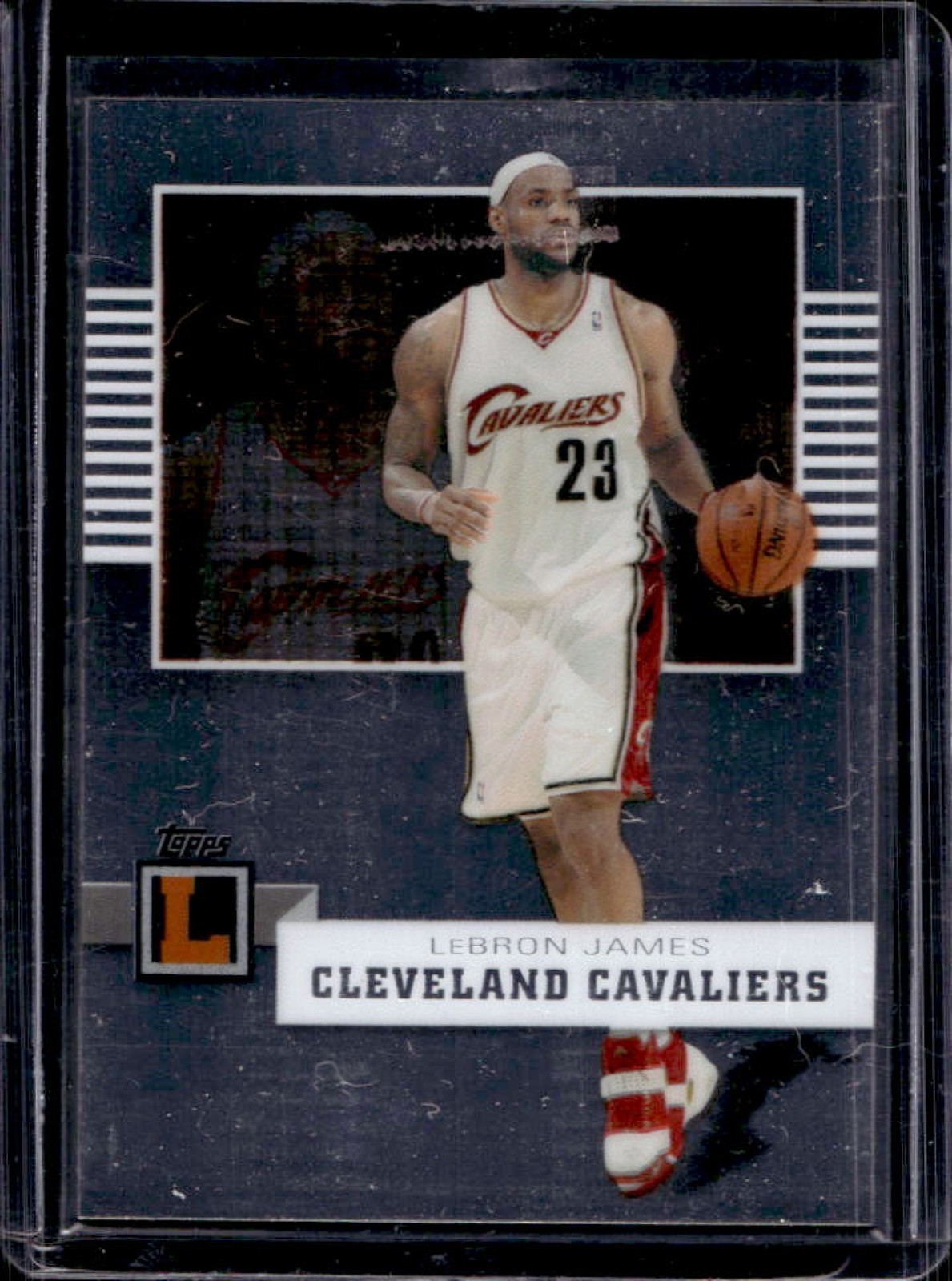 2007-08 Topps Letterman LeBron James #/599 Cavaliers