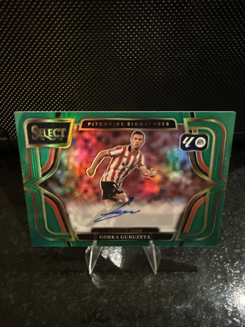 2025 Panini Select La Liga Gorka Guruzeta Auto Green /5