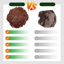Bloc de d��marrage comprim�� en coco bio pour plantes jardinage 3 cm 30 pi��ces