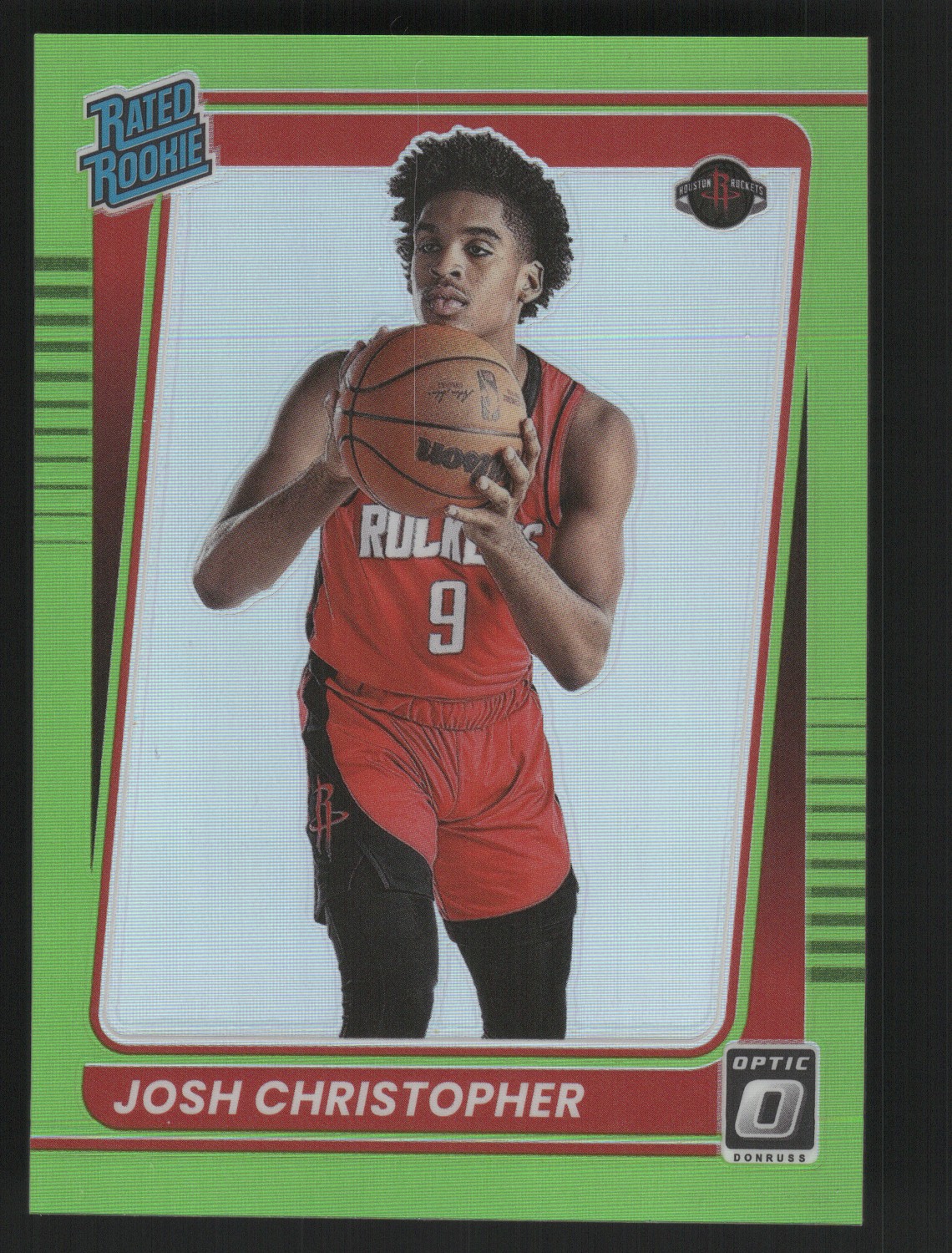 2021 2021-22 Donruss Optic Josh Christopher #200 Lime Green RC /149