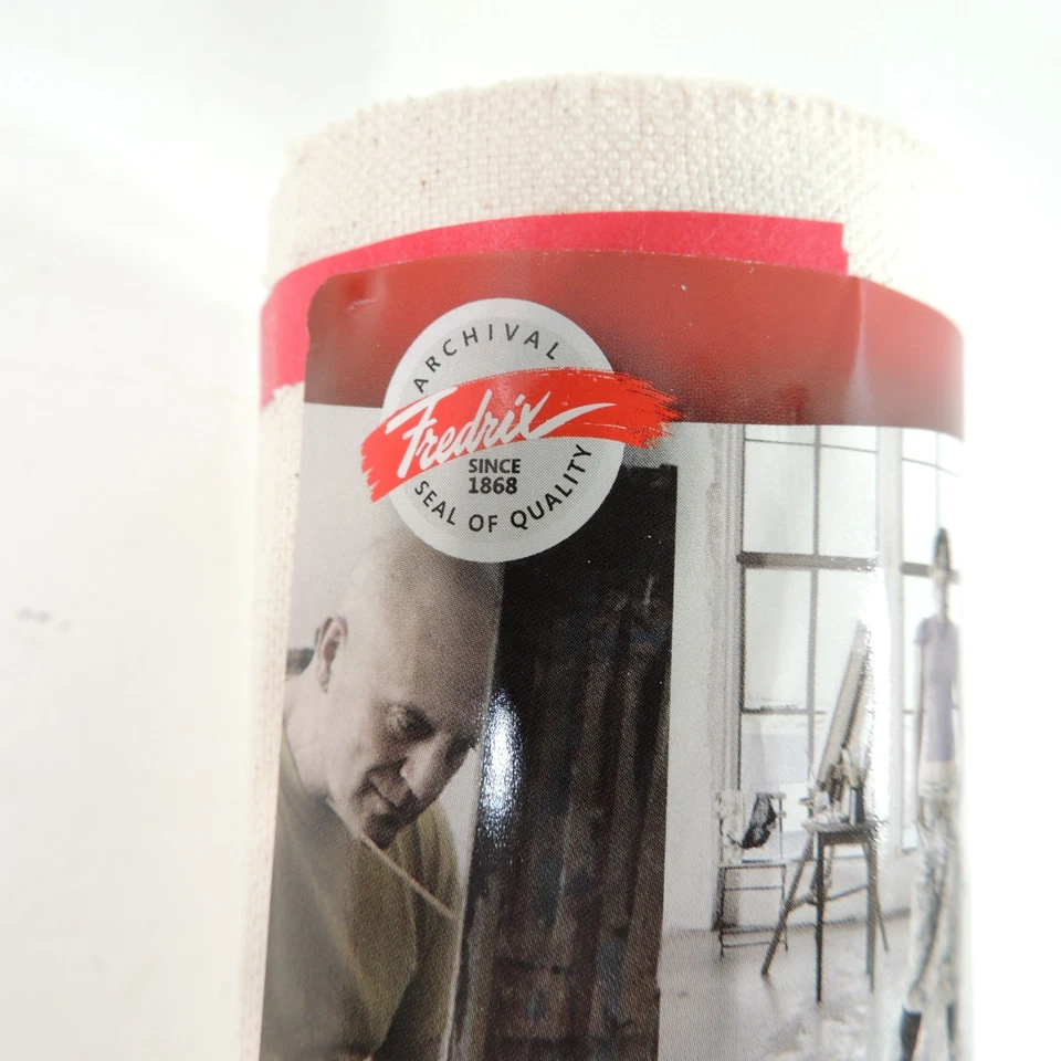 Lienzo Fredrix Cotton Artist 70/580 rollo universal acrílico imprimado 53" x 6 yardas Foto 3 de 4