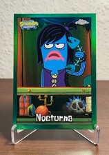 Nocturna 2025 Topps Chrome SpongeBob - Green Kelp Refractor Card #188