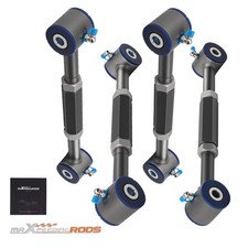 4pcs Adjustable Rear Lower Camber Arms Toe Kit Fit for 1998-2002 Honda Accord