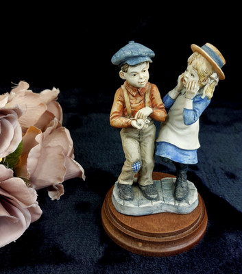 Peter handgefertigte Miles Figur 7 Zoll gute Kinder spielen Skulptur Northumberland UK