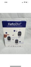 KetoBM Digital Ketone Blood Monitor No Coding, 10s Results, Lancet, Test Strips