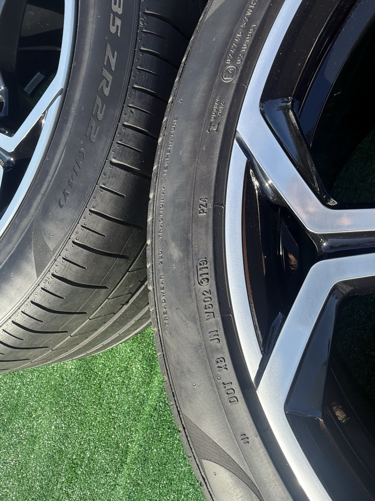 Lamborghini Urus OEM 22” Nath Forged Wheels w/ Pirelli P-Zero Tires + TPMS