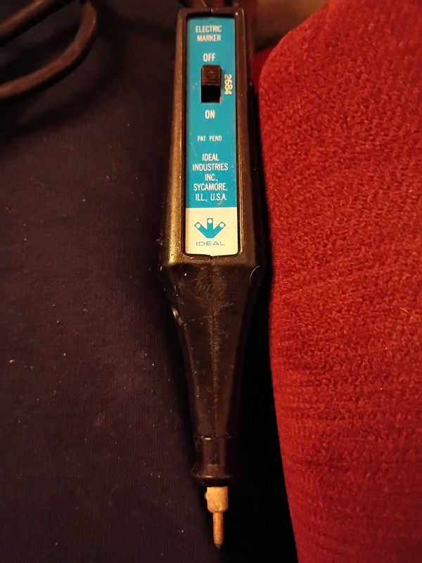 Ideal Electric Marker Engraver Hand Held