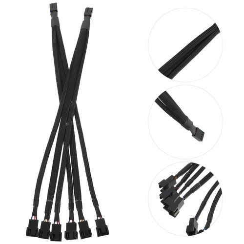 2pcs Splitter Pwm Splitter Pvc Cup Splitter 1 To 3 Converter 3 Way 4 Pin - Afbeelding 4 van 12