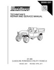 EZ GO Work Horse 2001 ST 480 Utility Cart Service Repair Workshop Manual 28580