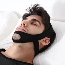 New Neoprene Anti Snoring Stop Snoring Under Throat Anti Apnea Belt Mas