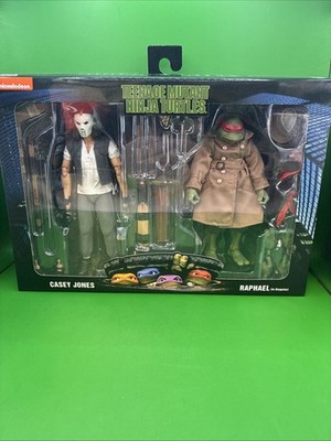 NECA Teenage Mutant Ninja Turtles Casey Jones & Raphael Figures Sealed #ML