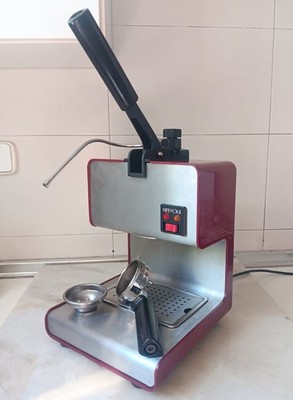 vintage mini moka mini gaggia lever espresso machine by André Ricard  1970s