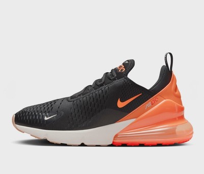 Nike Air Max 270 Black Total Orange Phantom Sneaker Schuhe AH8050-030