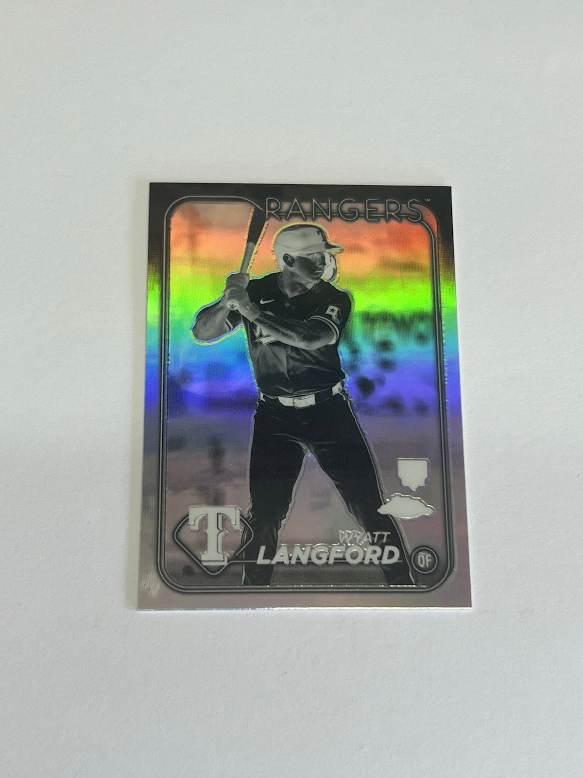 2024 Topps Chrome - Wyatt Langford #122 Negative Refractor (RC)