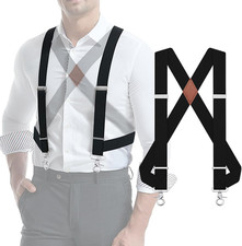 Suspenders for Men Suspenders for Jeans Heavy Duty Big and Tall