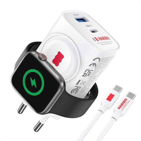 Apple Watch LadegeräT 3In1 USB C Netzteil 20W Iphone Ipad Airpods 1M Kabel-image