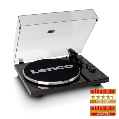 Lenco LBT-345WA - Plattenspieler mit Bluetooth  und Ortofon 2M Red Tonabnehmer,