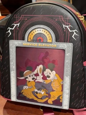Disney Parks 2026 Loungefly Tower Of Terror Lenticular Backpack Bag NEW