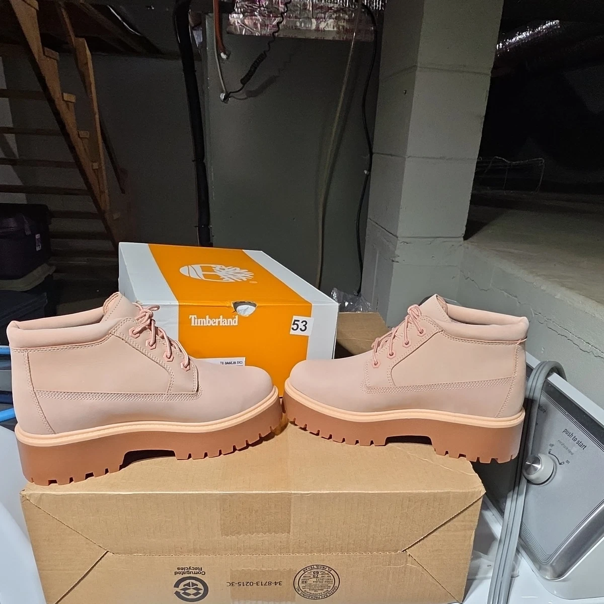 Timberland Boots Pink Unisex Kids' Shoes for sale | eBay