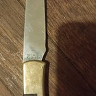 Gerber 97223 Sportsman Lockback Pocketknife Clip Point, Brass/Wood Handle — photo 3