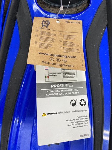 AQUALUNG -AMIKA - FINS - Blue/Black Size L US 10-13 - Picture 5 of 5