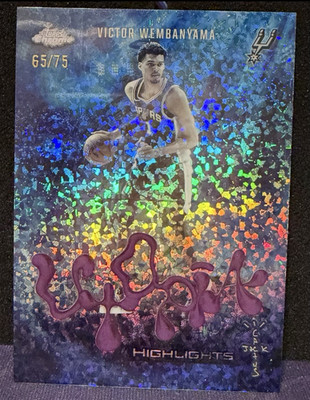 2025-26 Topps Chrome x Cactus Jack Victor Wembanyama Utopia UH-16 65/75