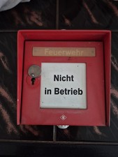 Original TN FEUERMELDER Wandmontage "Scheibe einschlagen" Feuerwehr Feueralarm