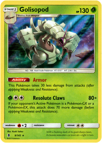 Golisopod - 9/145 - Guardians Rising - Holo