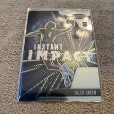 2021-22 Panini Prizm Draft Picks Instant Impact Jalen Green #16 Rookie RC