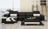 Wohnlandschaft Polster Ecke Eck Sofa Couch Garnitur Landschaft Leder Neu V015C