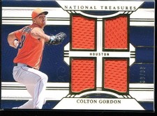 2024 Colton Gordon Panini National Treasures Quad Patch /99 #GSQ-CG Astros