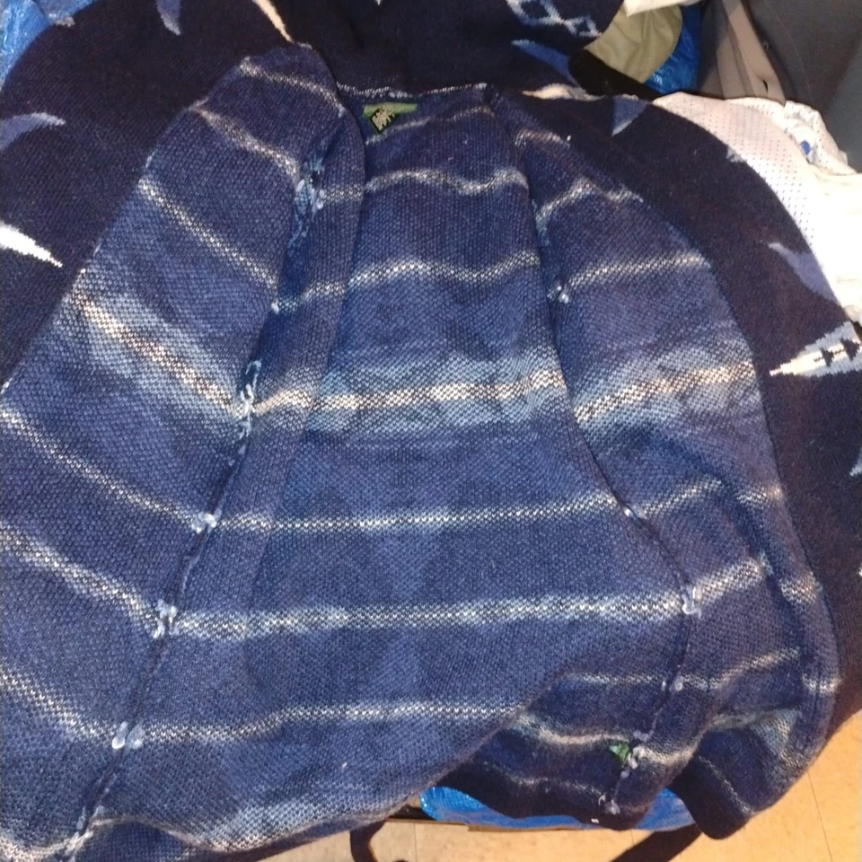 Polo Ralph Lauren Mujeres Suroeste Mezcla de Lana Cárdigan con Capucha Suéter Largo M Foto 2 de 4