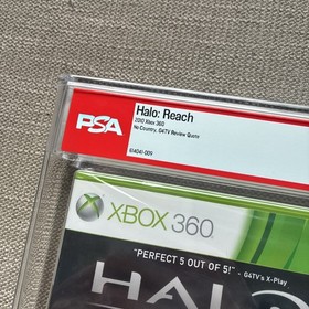 Halo: Reach &bull; Graded PSA 9.6 B+ &bull; Xbox 360